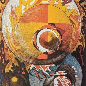 Original lithograph by American artist Siegfried Gerhard Reinhardt (1925-1984)